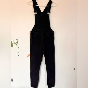 Twik Black Denim Overalls